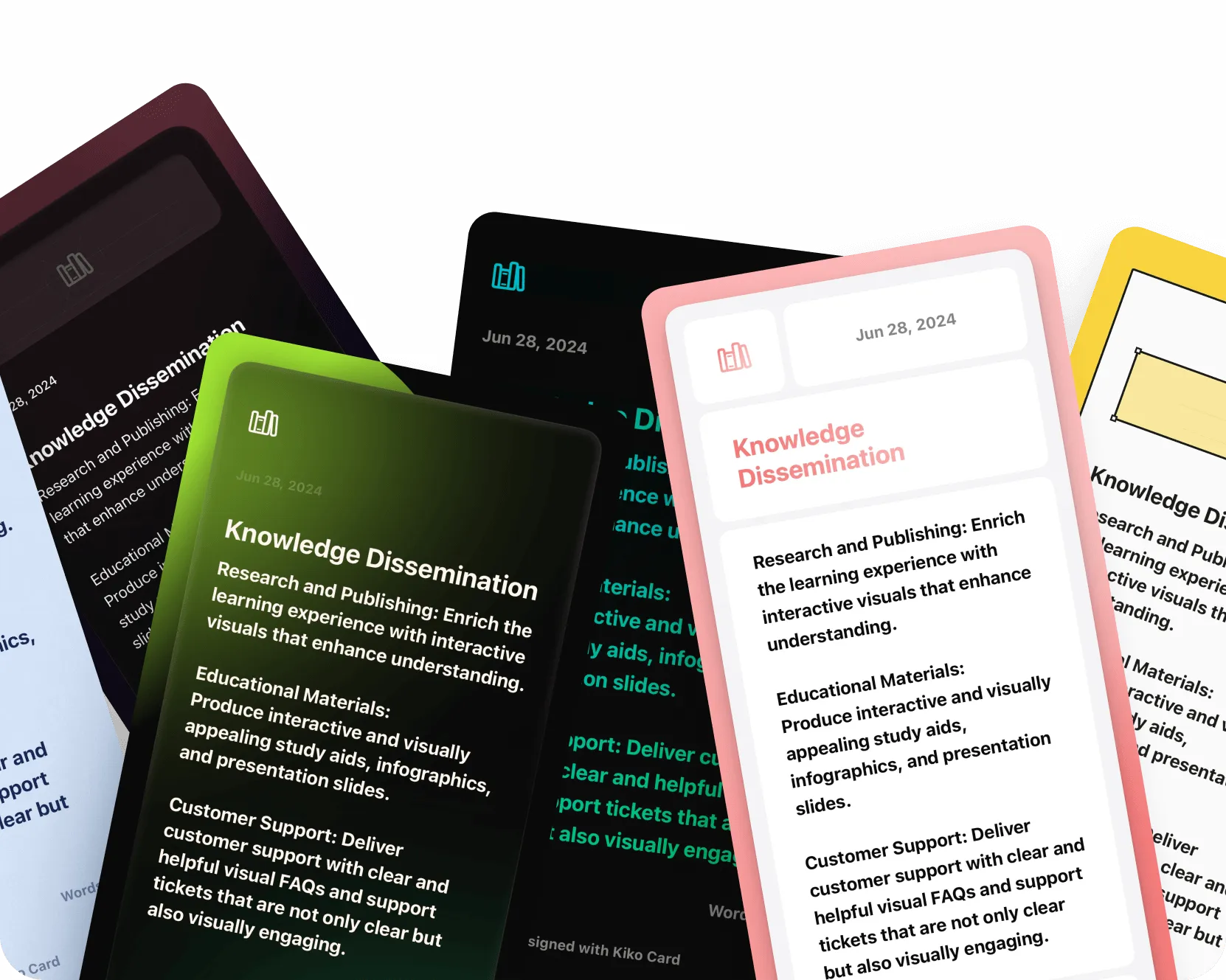 Knowledge Dissemination